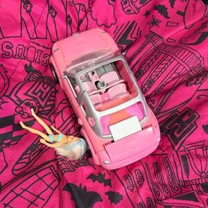 2002 Polly Pocket Stretch - Convertible Toy Car with Doll